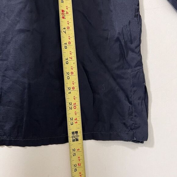 Raquel Allegra Satin Oversized T Shirt Women’s 2 Navy Blue Boxy Short Sleeve NEW - Picture 4 of 6